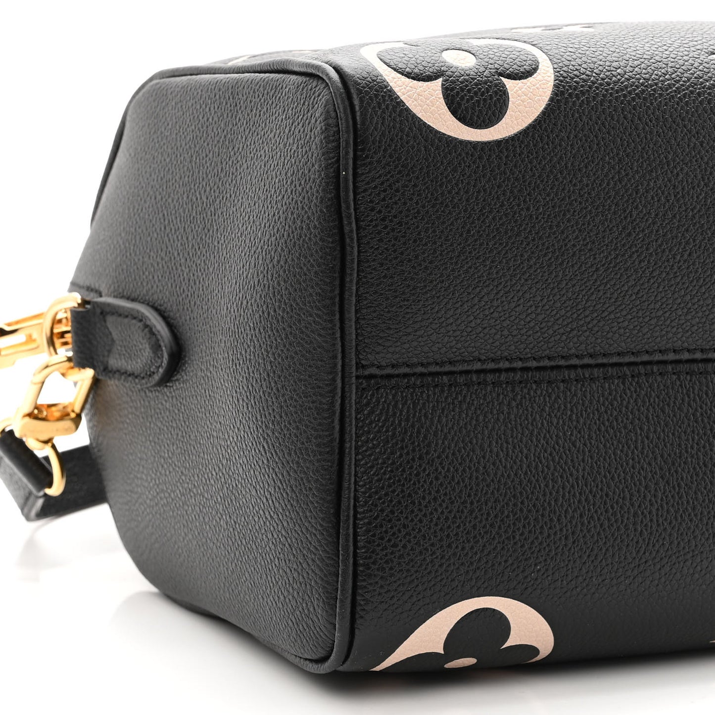 Empreinte Monogram Giant Speedy Bandouliere 25 Black Beige