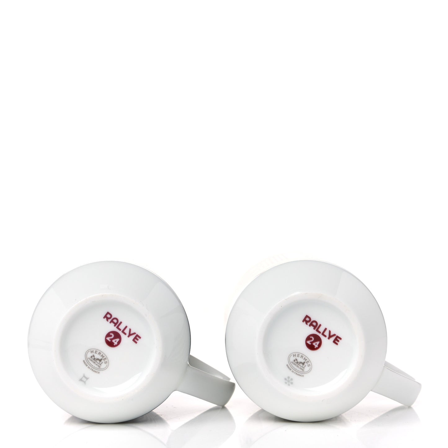 Porcelain Rallye 24 Coffee Cup And Saucer Set Of 2