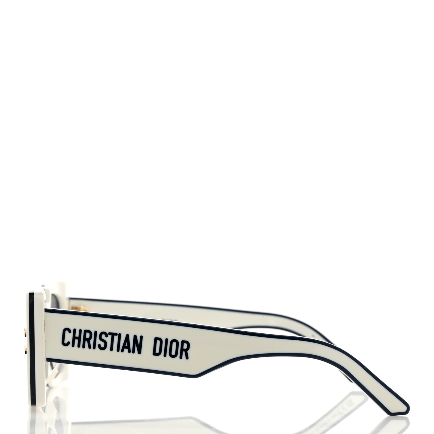 Diorpacific S1U Square Sunglasses White Blue
