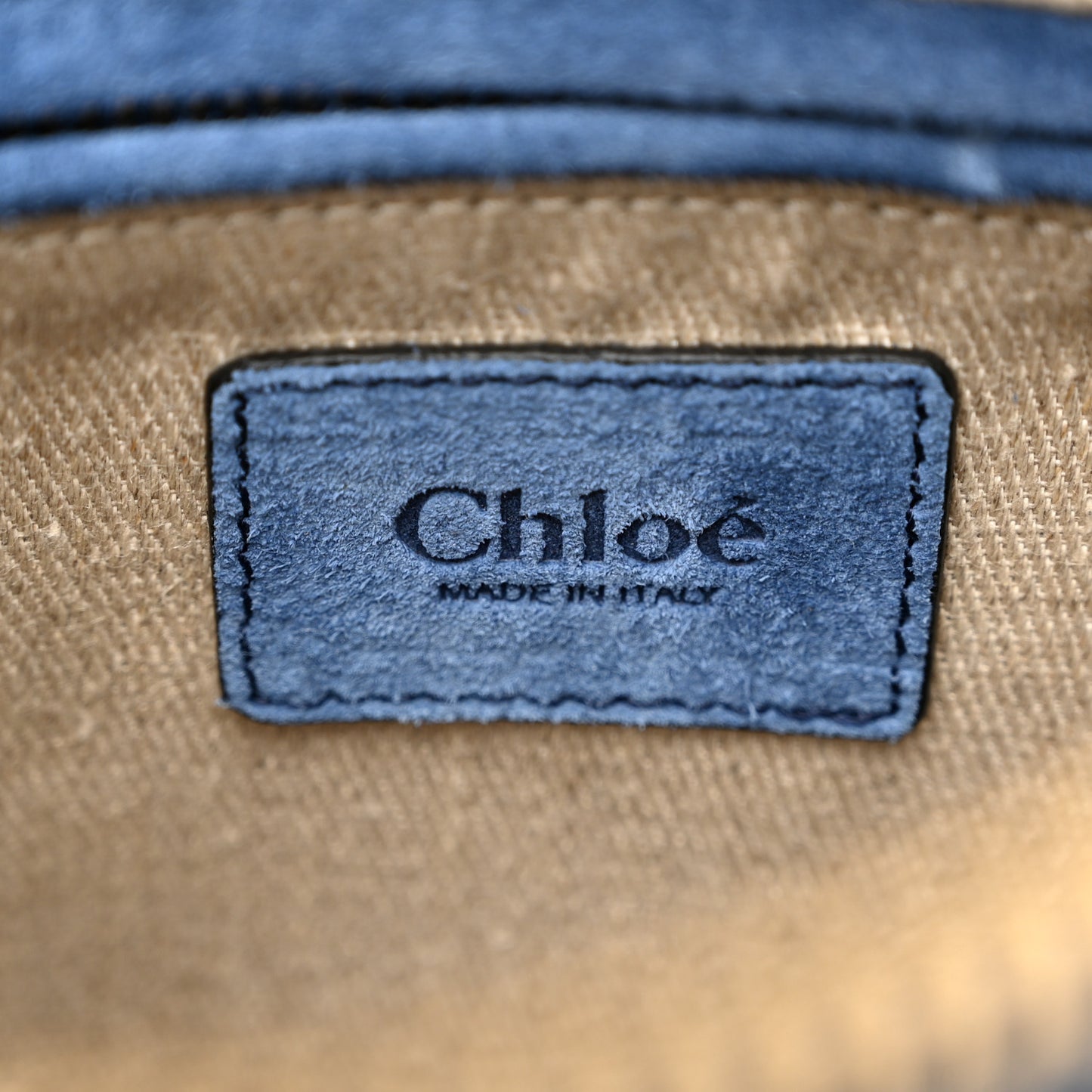 Suede Calfskin Braided Medium Marcie Double Carry Deep Denim