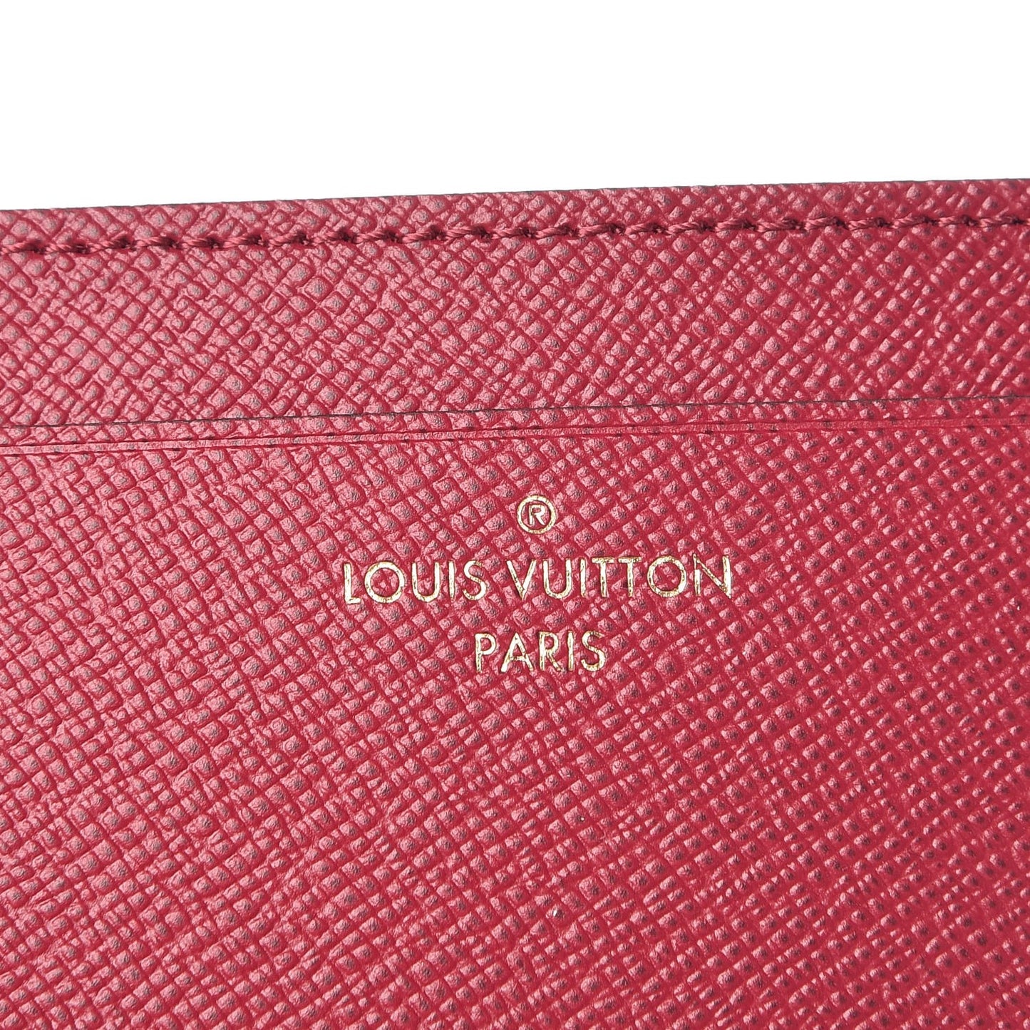 Calfskin Jeanne Wallet Insert Fuchsia