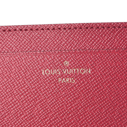 Louis Vuitton Calfskin Jeanne Wallet Insert Fuchsia 6 of 7