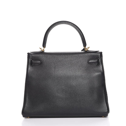 Hermes Togo Kelly Retourne 28 Black 5 of 28
