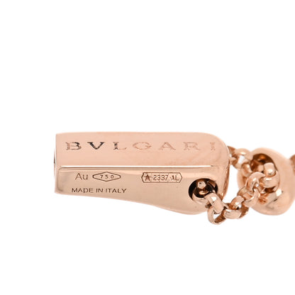 Bulgari 18K Rose Gold Diamond Malachite Gelati Bracelet SM 3 of 3