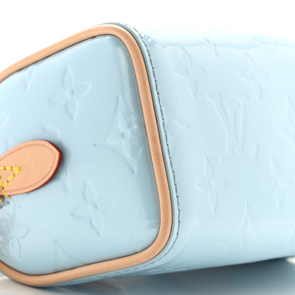 Louis Vuitton Vernis Monogram Nano Speedy Sky 8 of 9