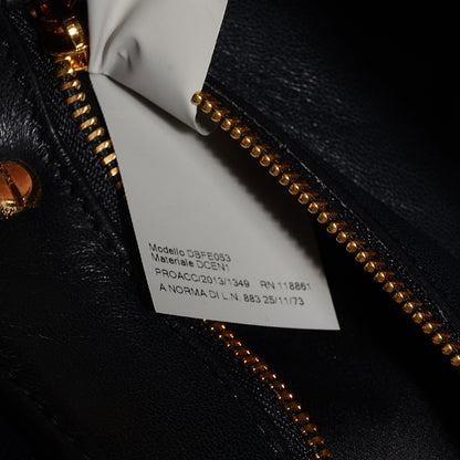 Versace Deerskin Large Signature Tote Fuchsia 8 of 9