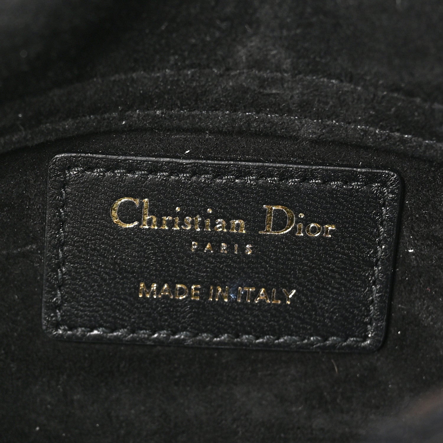 Christian Dior Lambskin Cannage Dioramour Micro Lady D-Joy Black 7 of 10