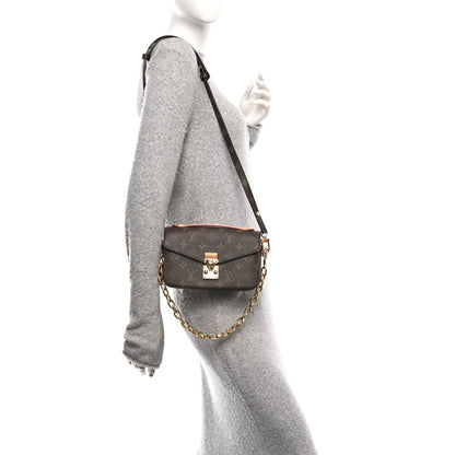 Louis Vuitton Monogram Pochette Metis East West 2 of 11