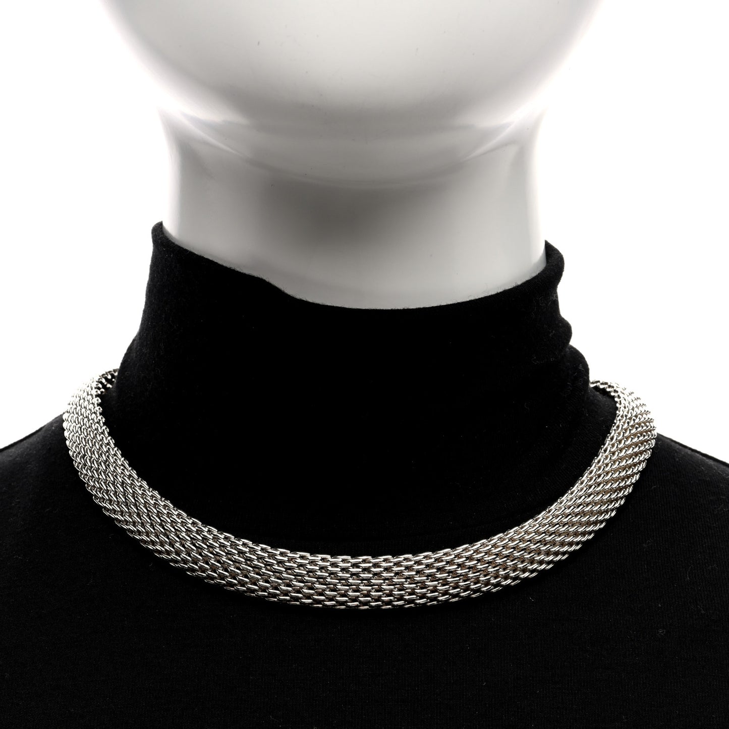 Sterling Silver Somerset Mesh Necklace