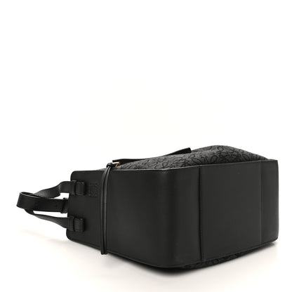 Loewe Jacquard Anagram Calfskin Small Hammock Shoulder Bag Black Charcoal 4 of 10