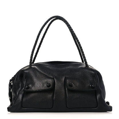 Bottega Veneta Cervo Iguila Shoulder Bag Black 1 of 10