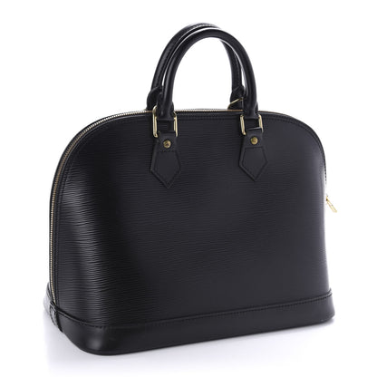Louis Vuitton Epi Alma PM Black 3 of 10