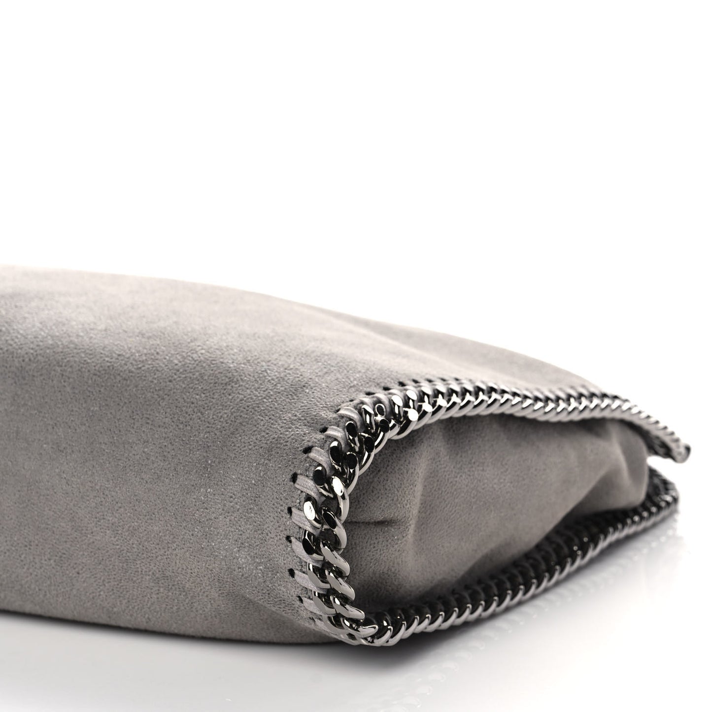 Shaggy Deer Small Falabella Tote Light Grey