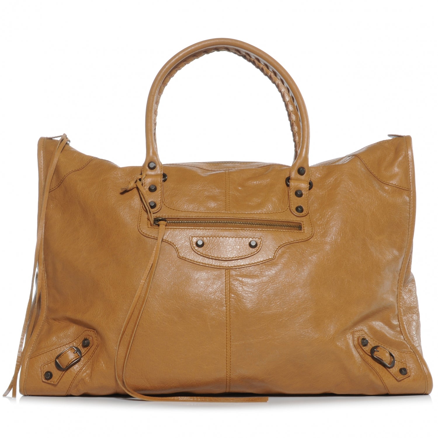 Balenciaga Agneau Weekender Cumin 1 of 10