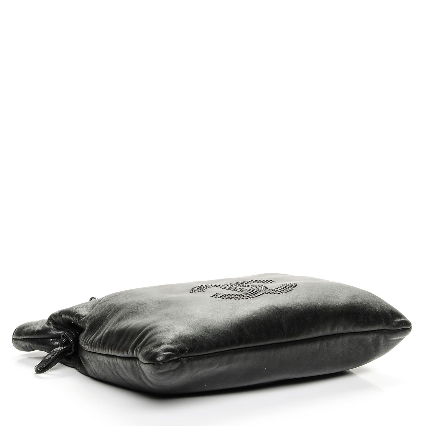 Lambskin CC Studded Small Bonbons Tote Black