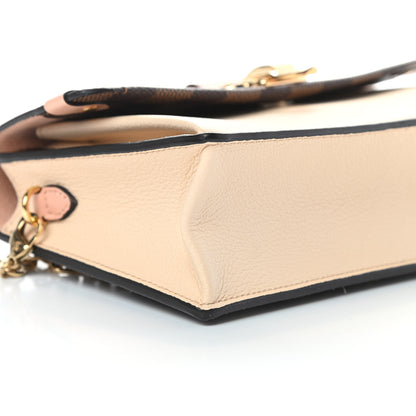Louis Vuitton Damier Ebene Vavin Chain Wallet Creme 9 of 10