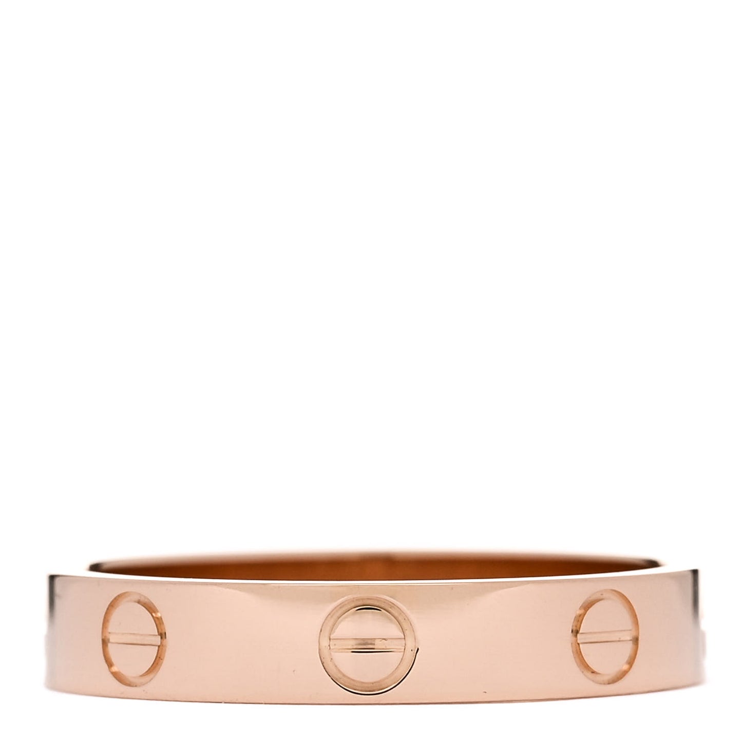 18K Pink Gold 3.5mm LOVE Wedding Band Ring 56 7.75