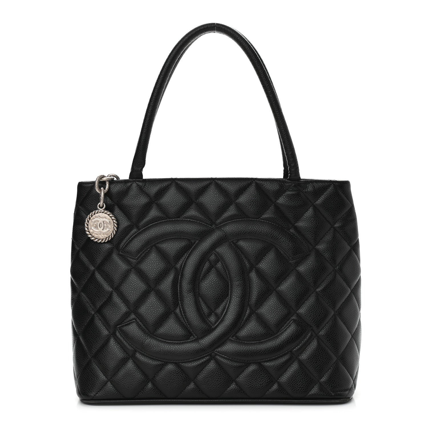 Chanel Caviar Quilted Medallion Tote Black 1 of 16