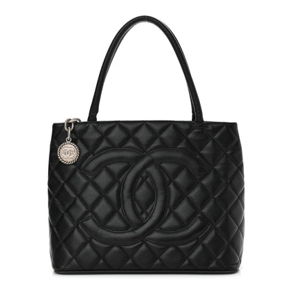 Chanel Caviar Quilted Medallion Tote Black 1 of 16