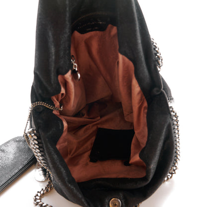 Stella McCartney Shaggy Deer Falabella Fold Over Tote Black 6 of 13
