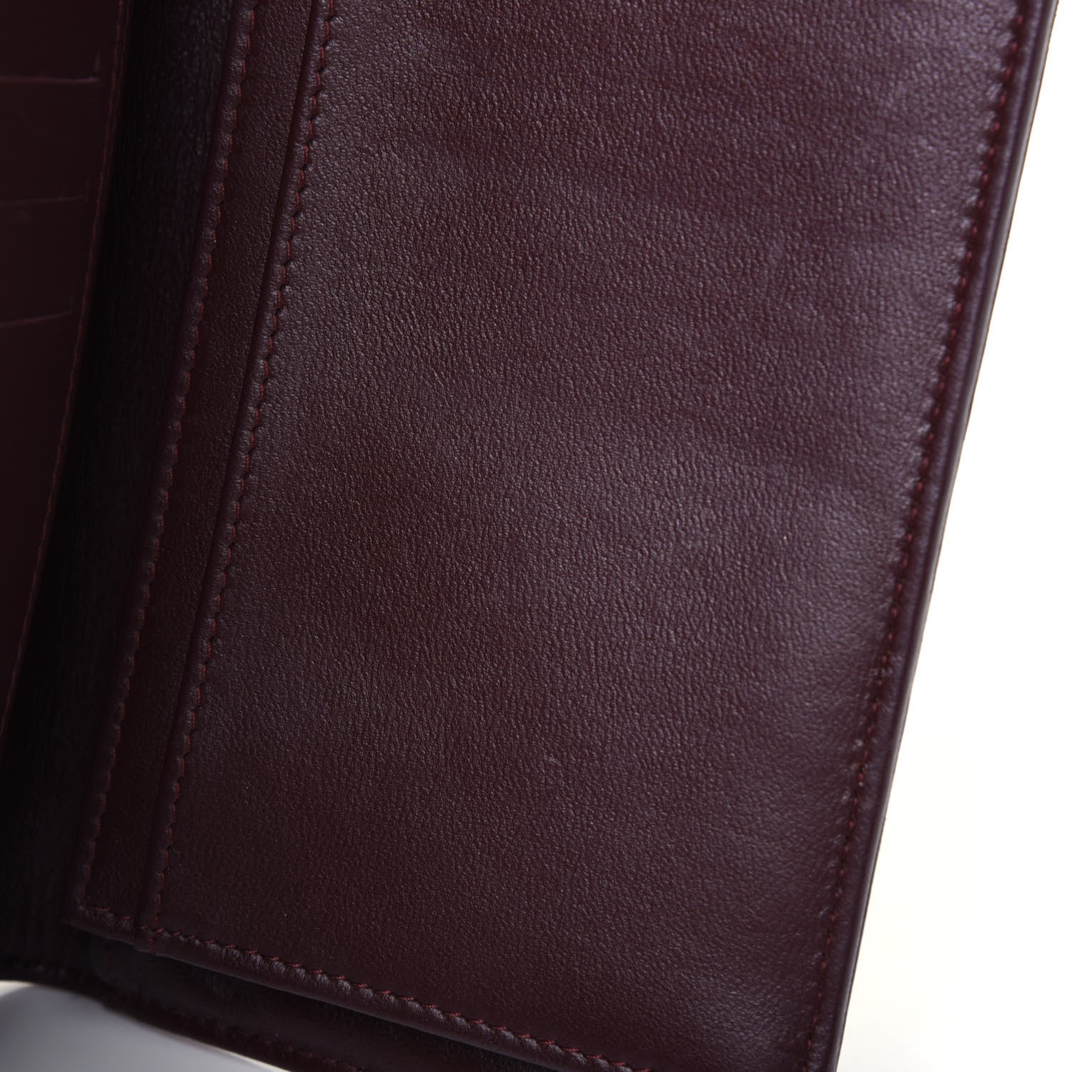 Chanel Lambskin Quilted Boy Yen Wallet Dark Red 10 of 20