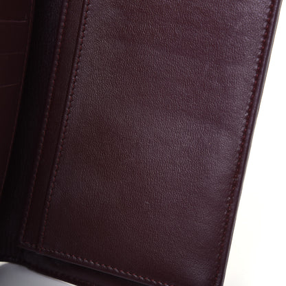 Chanel Lambskin Quilted Boy Yen Wallet Dark Red 10 of 20