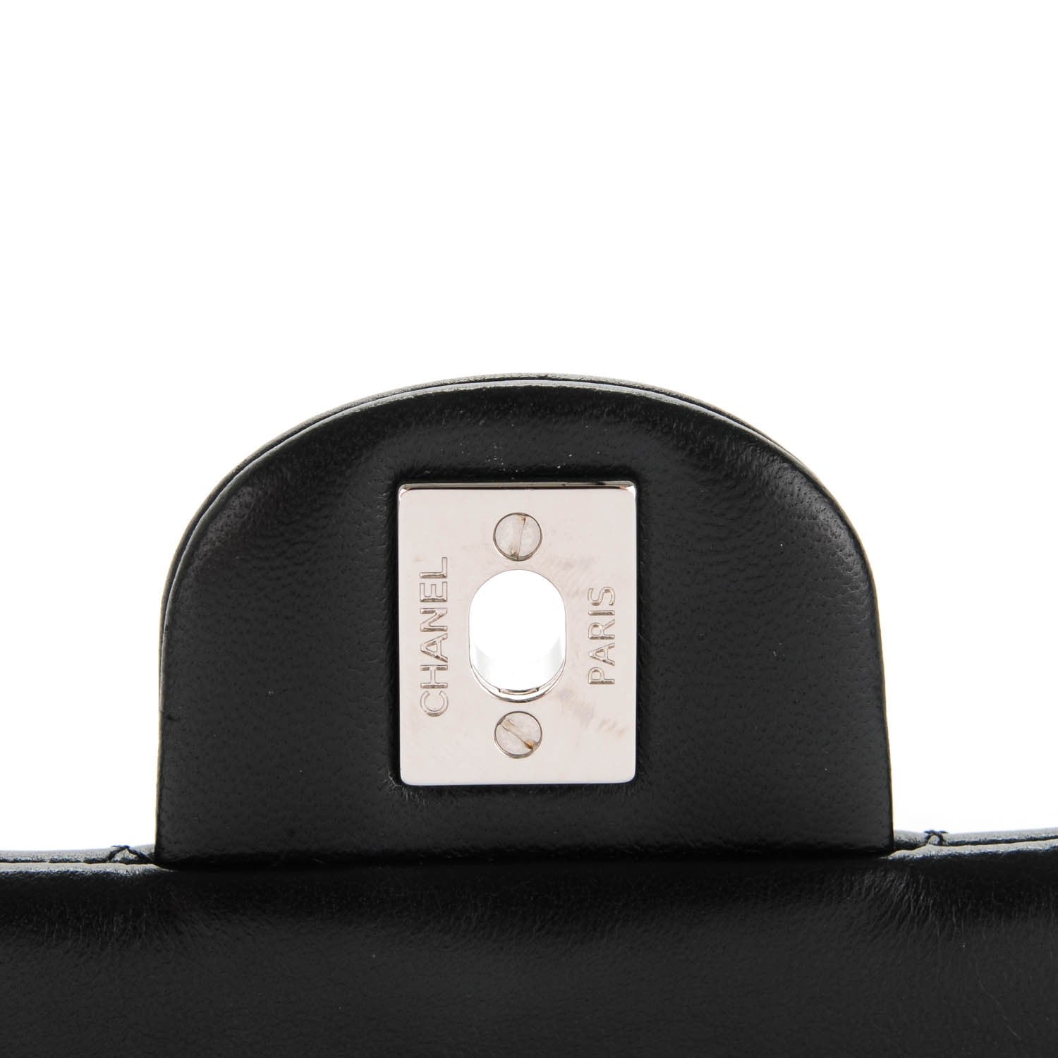 Chanel Lambskin Quilted Mini Square Flap Black 6 of 9