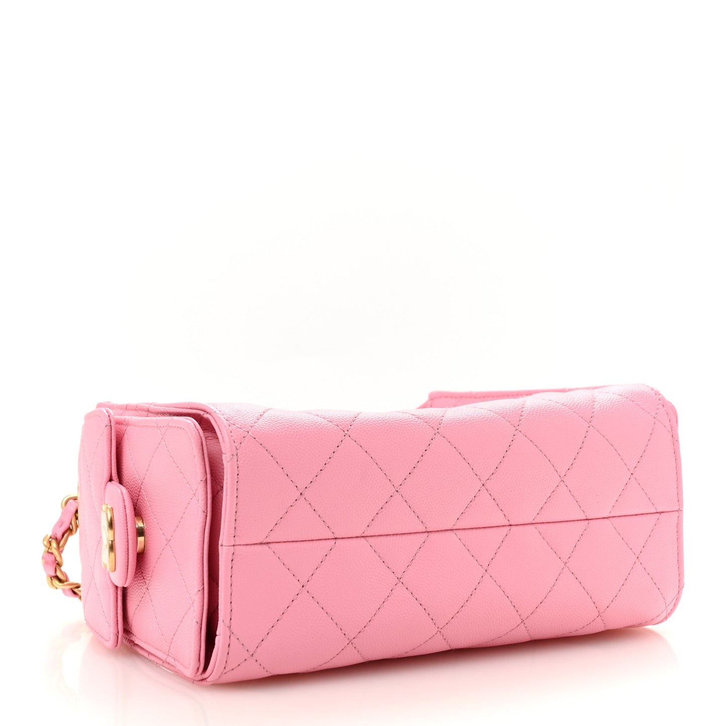 Caviar Quilted Mini Chanel 25 Handbag Pink