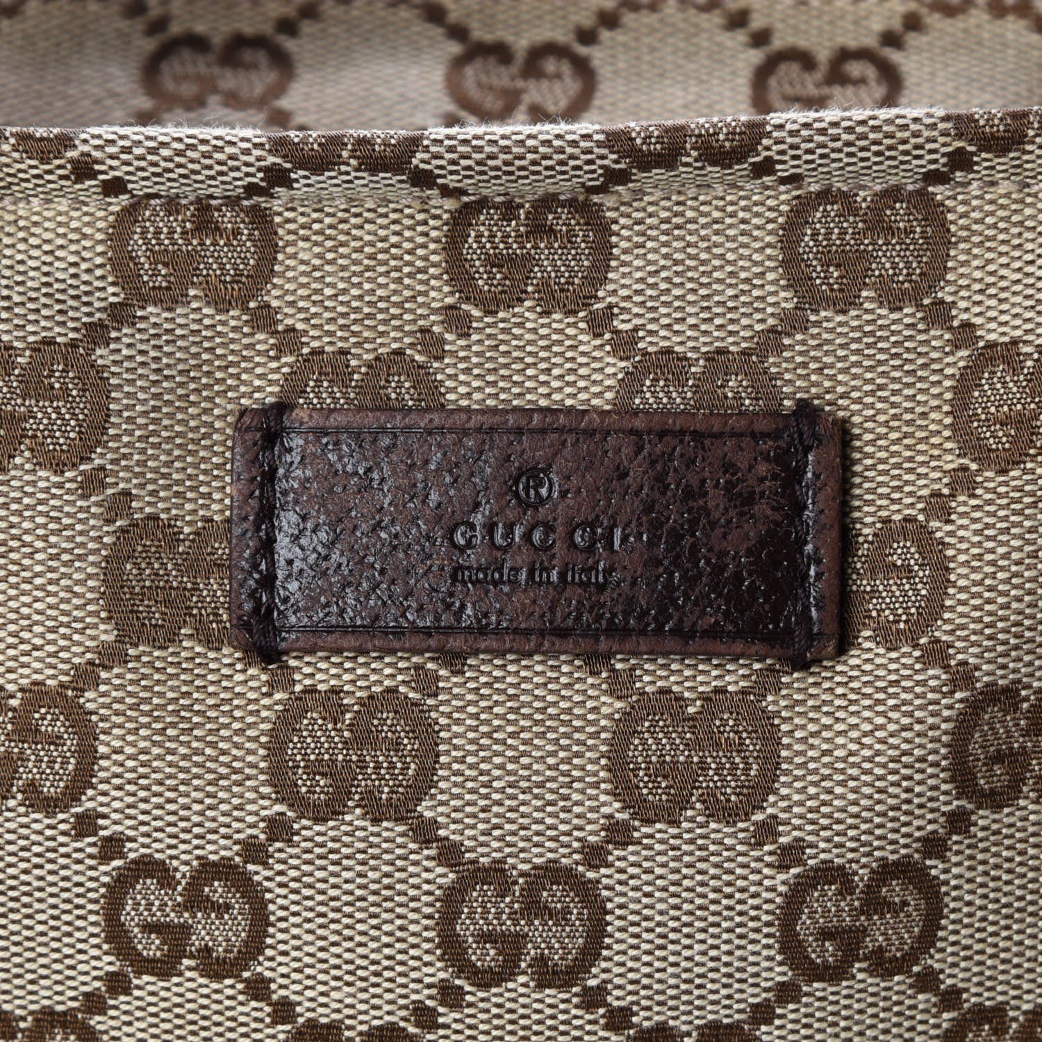 Gucci Monogram Web Large Diaper Tote Brown 14 of 19