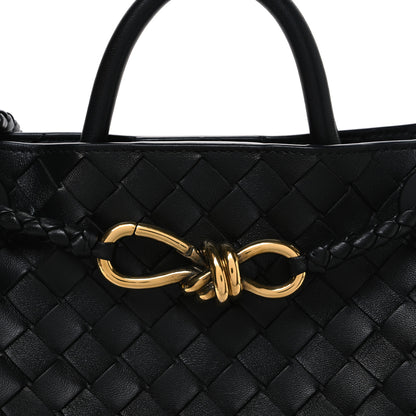 Bottega Veneta Nappa Intrecciato Small Andiamo Shoulder Bag Black 6 of 8