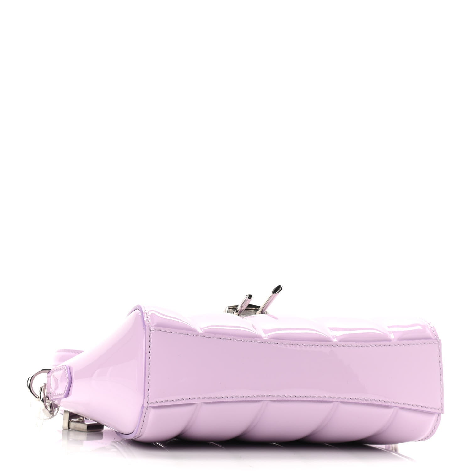 Givenchy Patent Calfskin Mini Lock Antigona Shoulder Bag Lilac 4 of 9