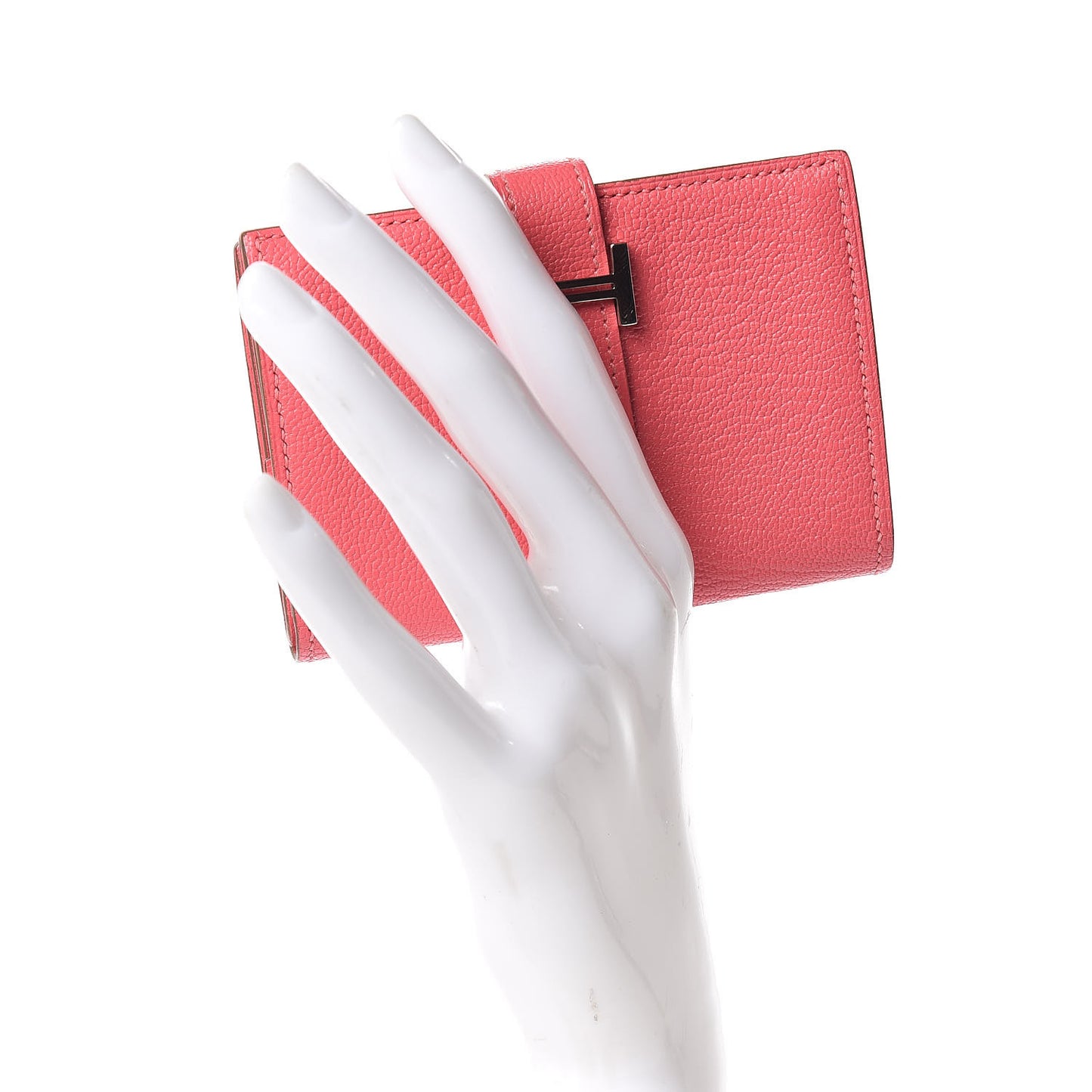 Chevre Mysore Mini Bearn Wallet Rose Lipstick