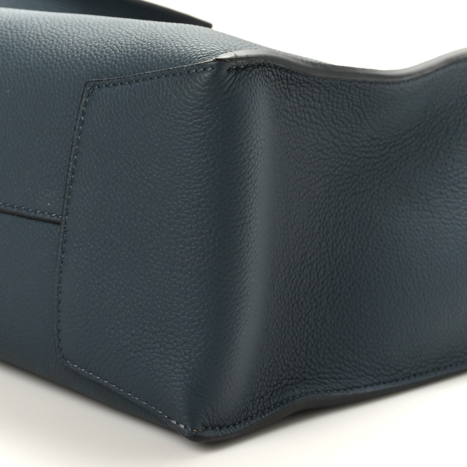 Loewe Soft Grained Calfskin Buckle Zip Tote Blue 8 of 8