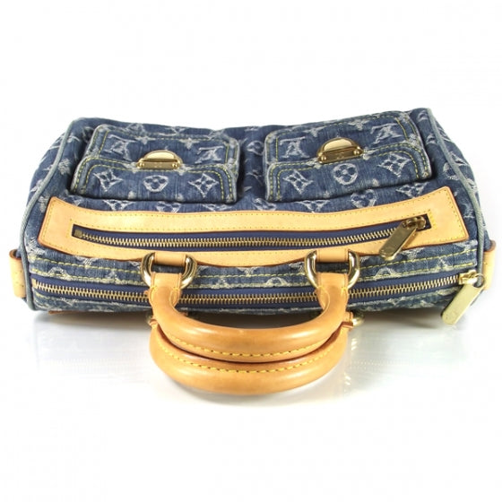 Monogram Denim Neo Speedy Blue