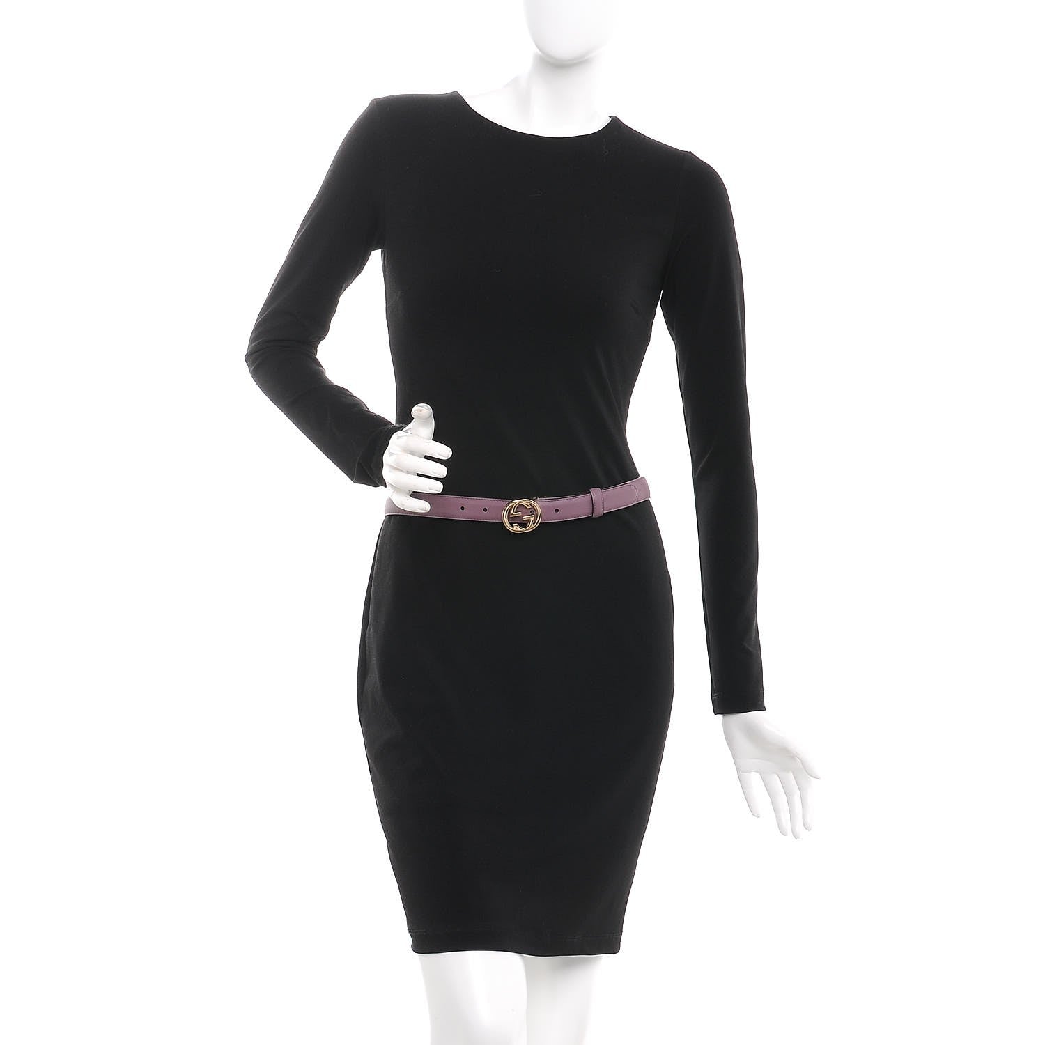 Gucci Calfskin Interlocking G Belt 75 30 2 of 8