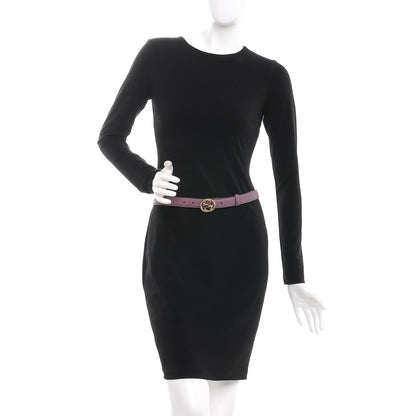 Gucci Calfskin Interlocking G Belt 75 30 2 of 8