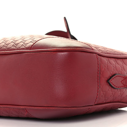 Gucci Microguccissima Mini Bree Messenger Bag Red 11 of 12