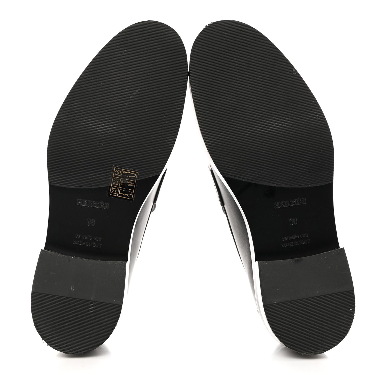 Calfskin Womens Hot Loafer 36 Black