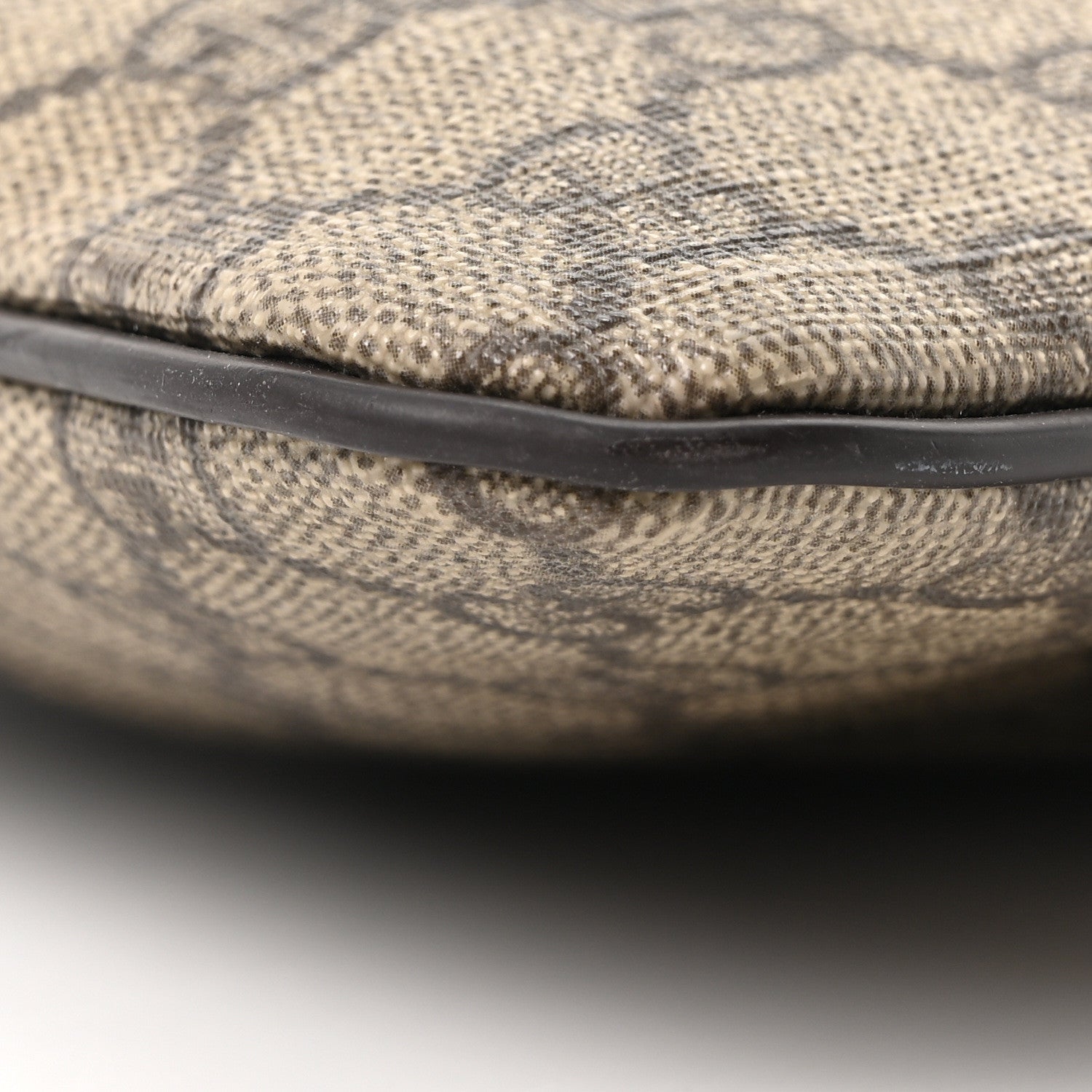 Gucci GG Supreme Monogram Small Flat Messenger Bag Dark Brown 10 of 11