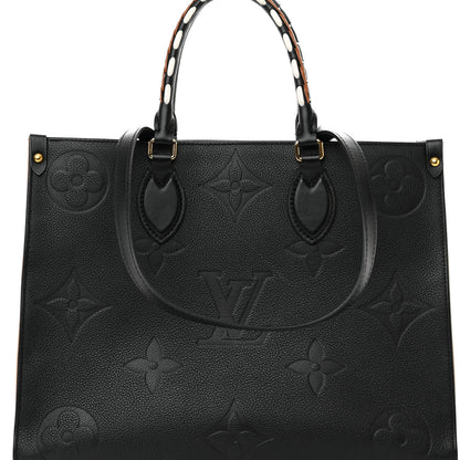 Louis Vuitton Empreinte Monogram Giant Wild At Heart Onthego MM Black 7 of 10