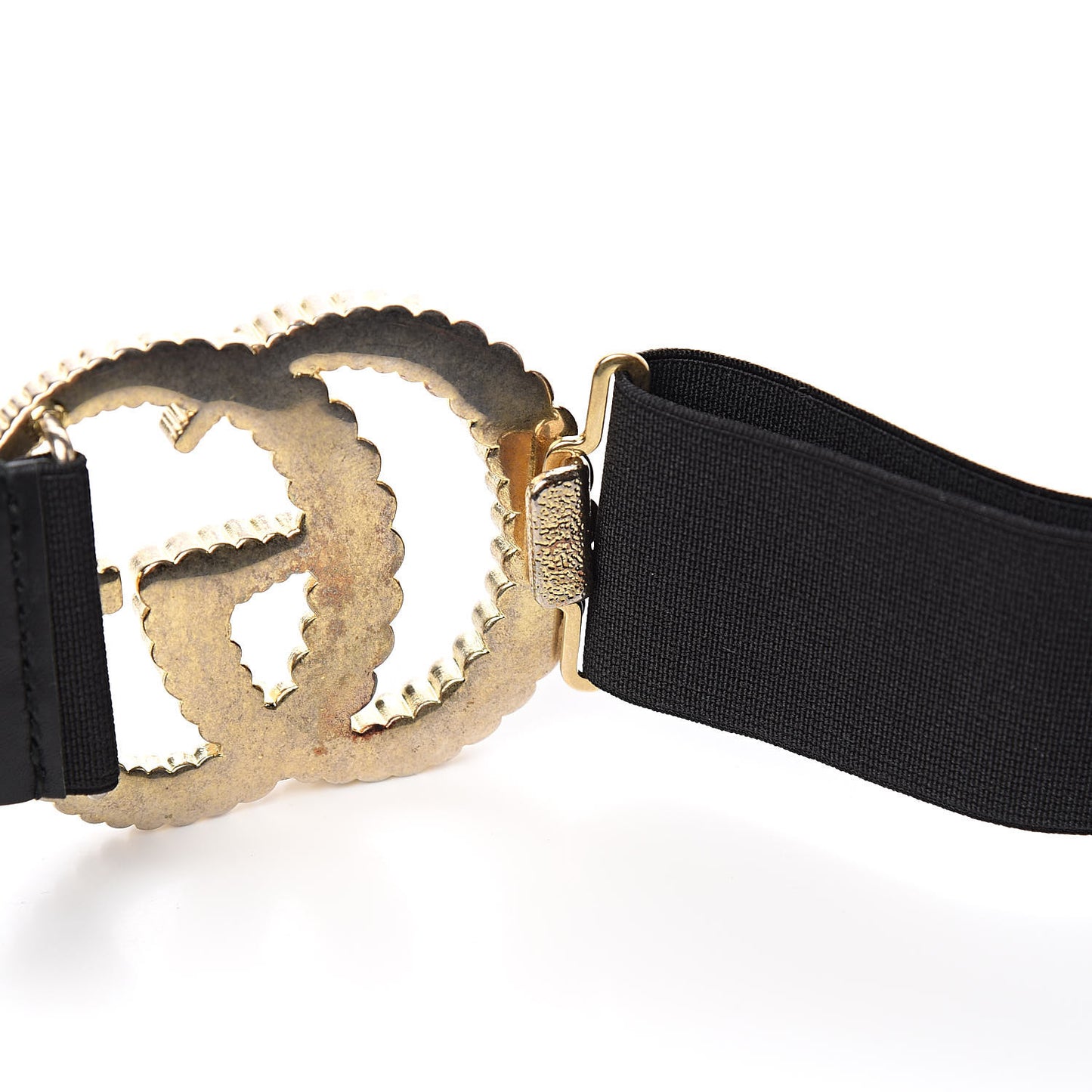 Canvas Torchon Double G Belt Black