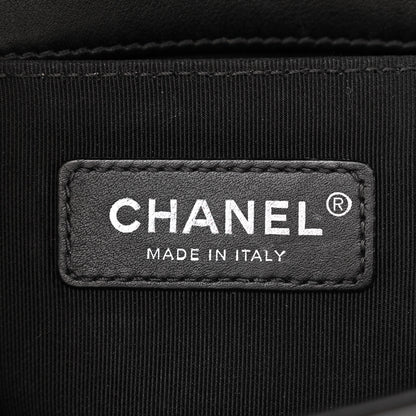 Chanel Calfskin Chevron Quilted Small Boy Flap Black 6 of 10