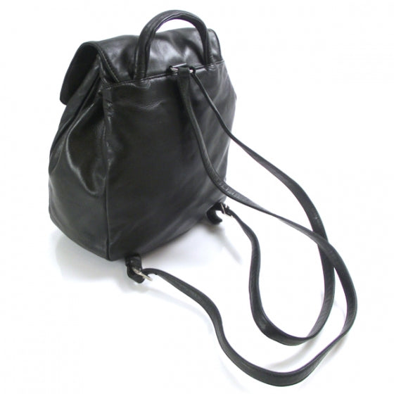 Prada Leather Backpack Hunter Green 3 of 10