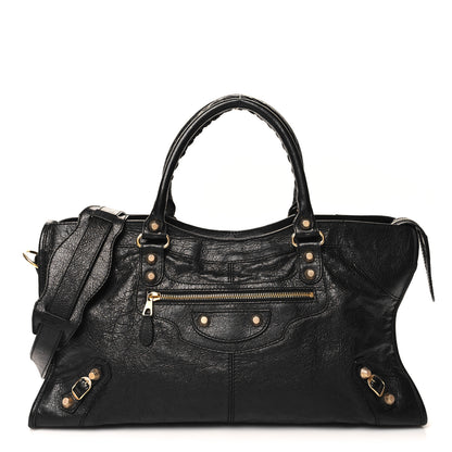 Balenciaga Agneau Giant 12 Gold Hardware Part Time Black 1 of 12