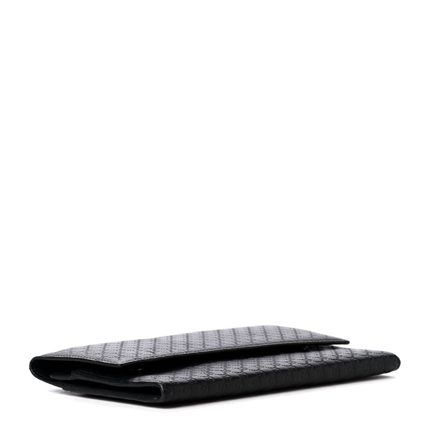 Microguccissima Travel Organizer Flap Wallet Black