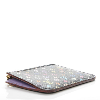 Louis Vuitton Monogram Multicolor Key Pouch Black Violet 4 of 6