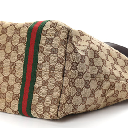Gucci Monogram Large Jolicoeur Tote Brown 9 of 11