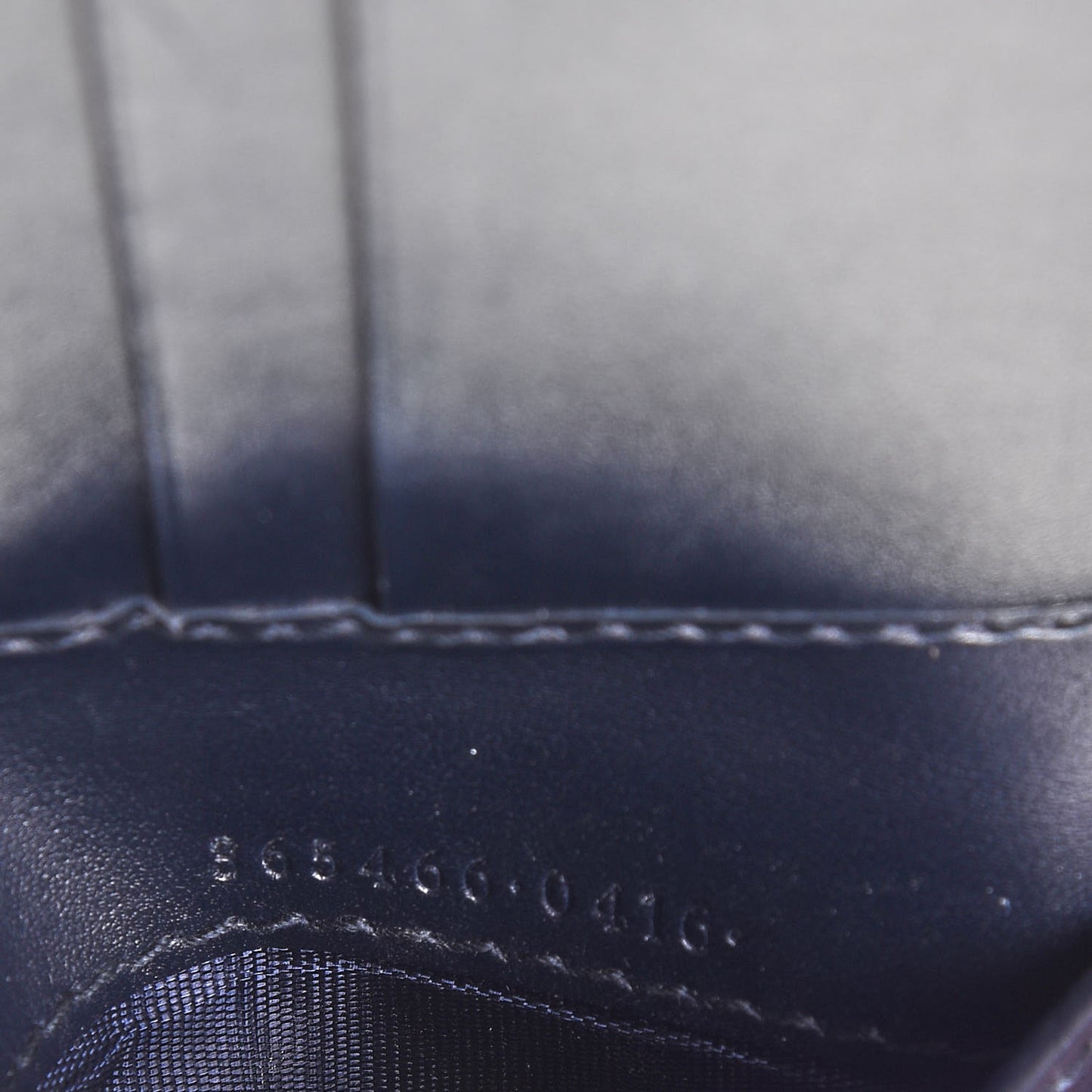 Guccissima Bi-Fold Wallet Blue