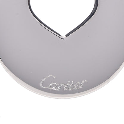 Cartier Stainless Steel Round Open Heart Pendant 4 of 5