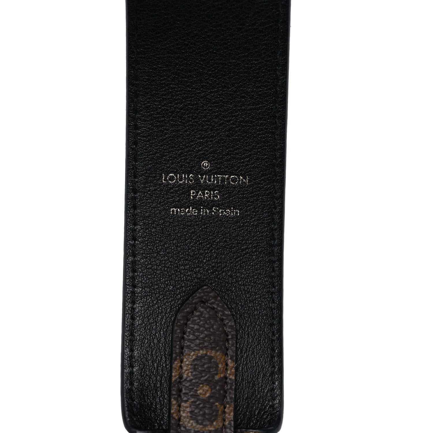 Louis Vuitton Monogram Bandouliere Shoulder Strap Black 3 of 3